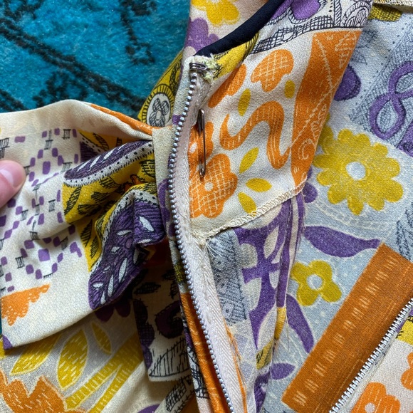 Vintage handmade maxi dress size Small - Picture 10 of 12